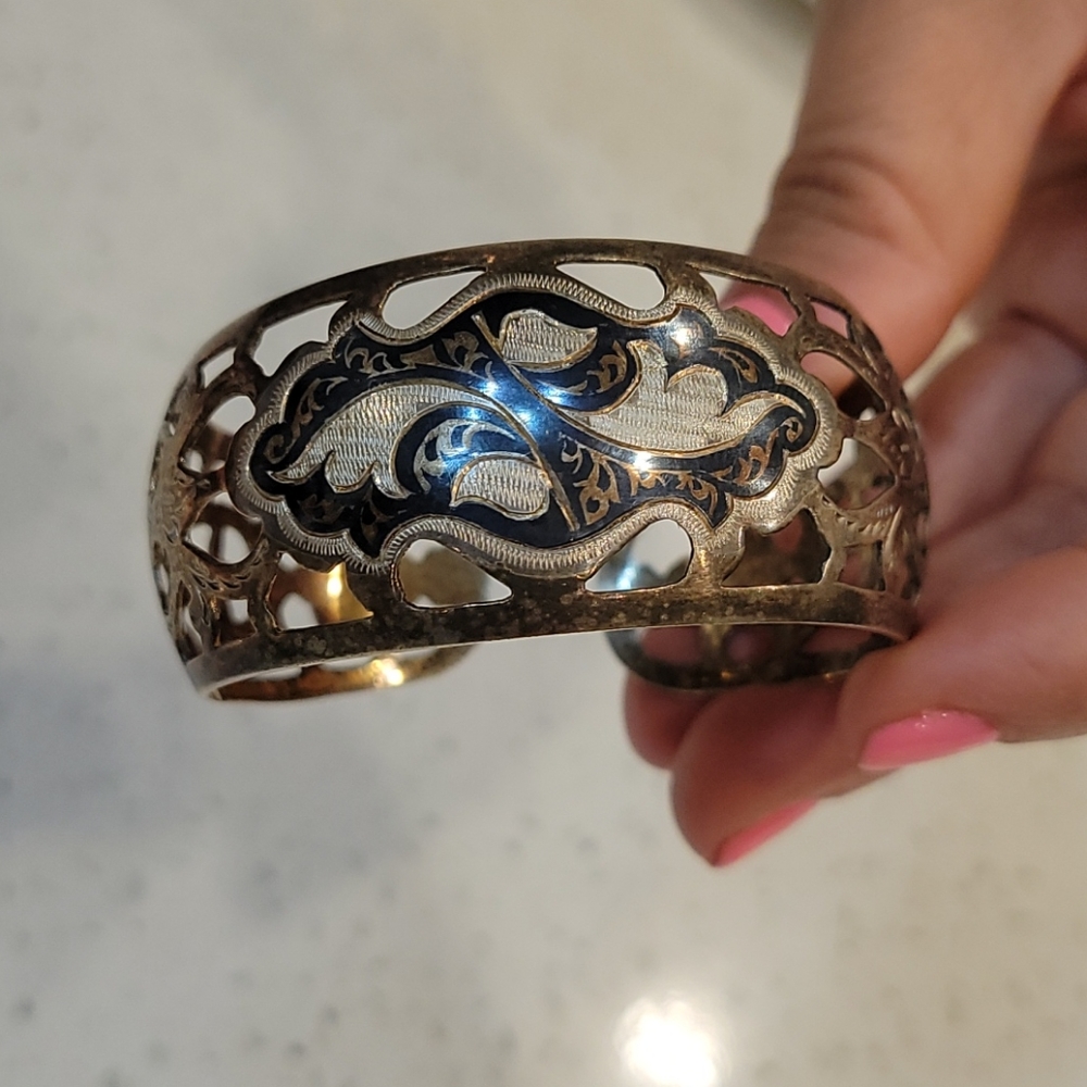 Antique russian silver bracelet 925